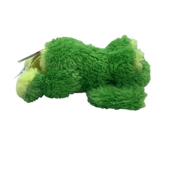 Aurora Plush Green Frog Stuffed Animal Toy 8” Soft Polyester Cute Cuddly Design - Picture 6 of 8